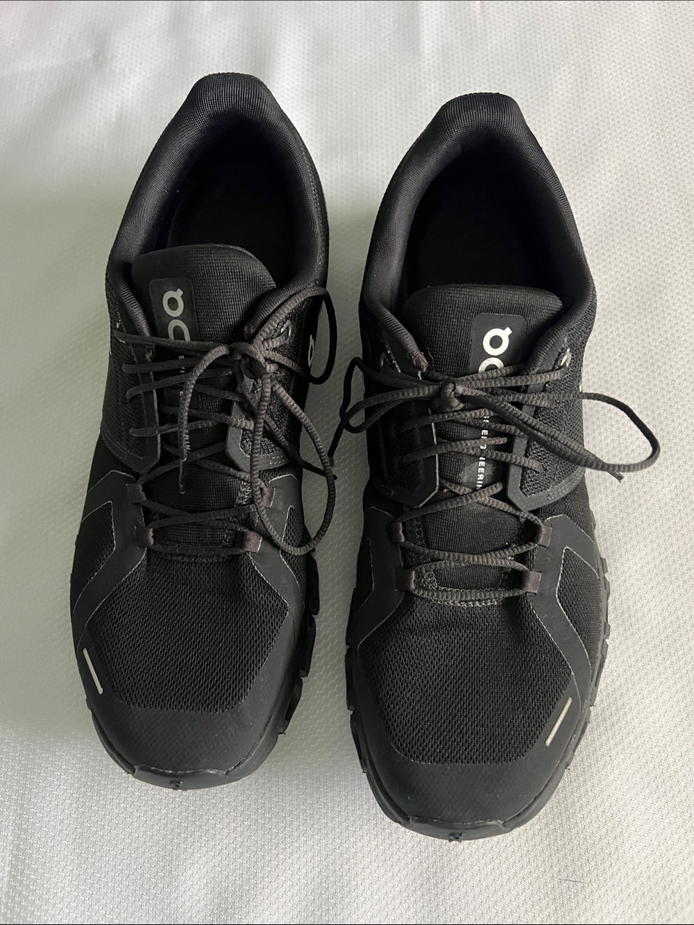 On Running Men's Black Lace-Up Athletic Sneakers